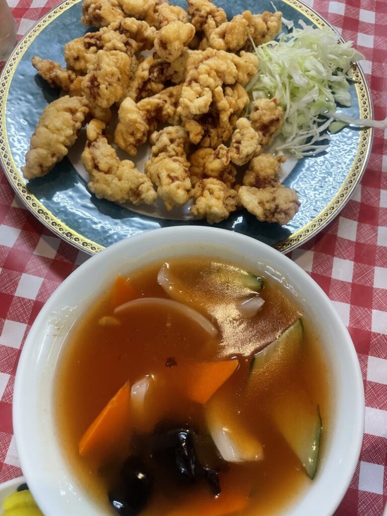 Crispy Korean-style tangsuyuk with sweet and sour sauce