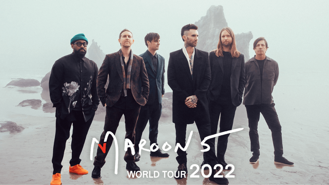 Maroon 5 wolrld tour 2022 Osaka Dome concert poster