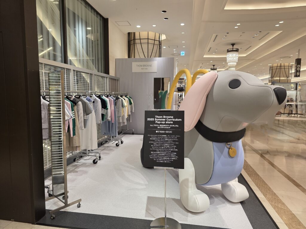 A giant Hector stands at the entrance of Hankyu Umeda