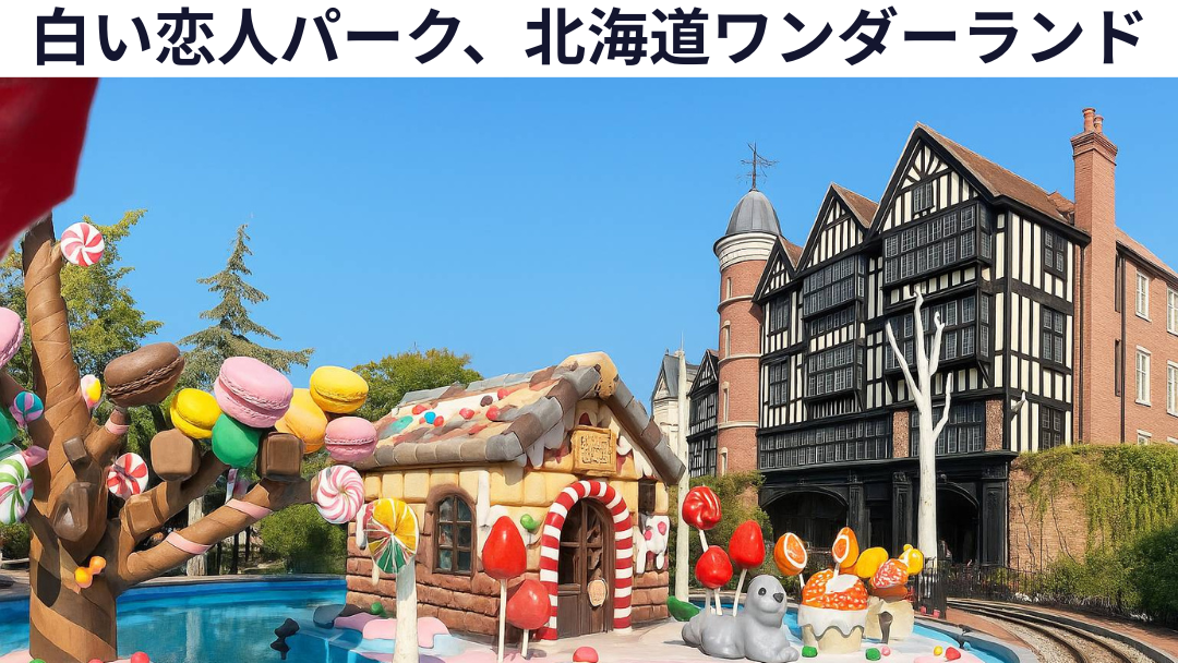 ワンダーランドと名付けられた白い恋人パークの幻想的なお菓子の世界