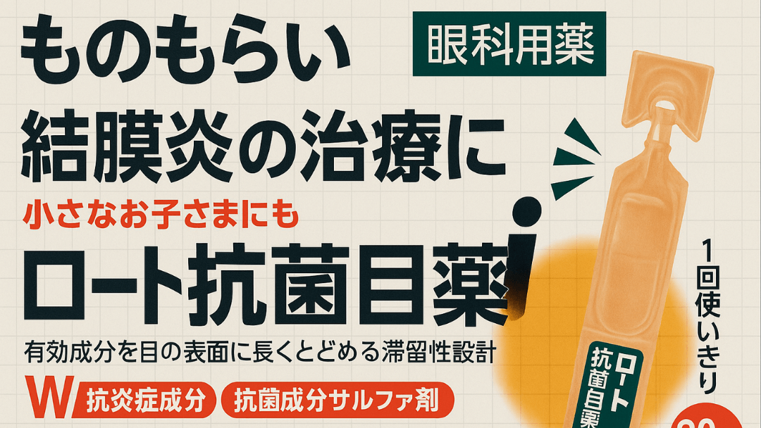 Thumbnail of Rohto antibacterial eye drops from Japan for stye and conjunctivitis with single use design