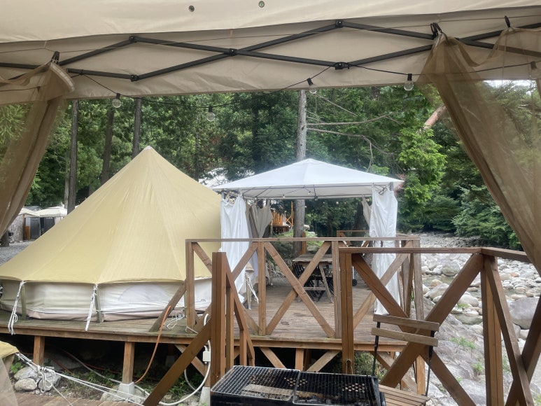 Triangle tent in the NUTS area