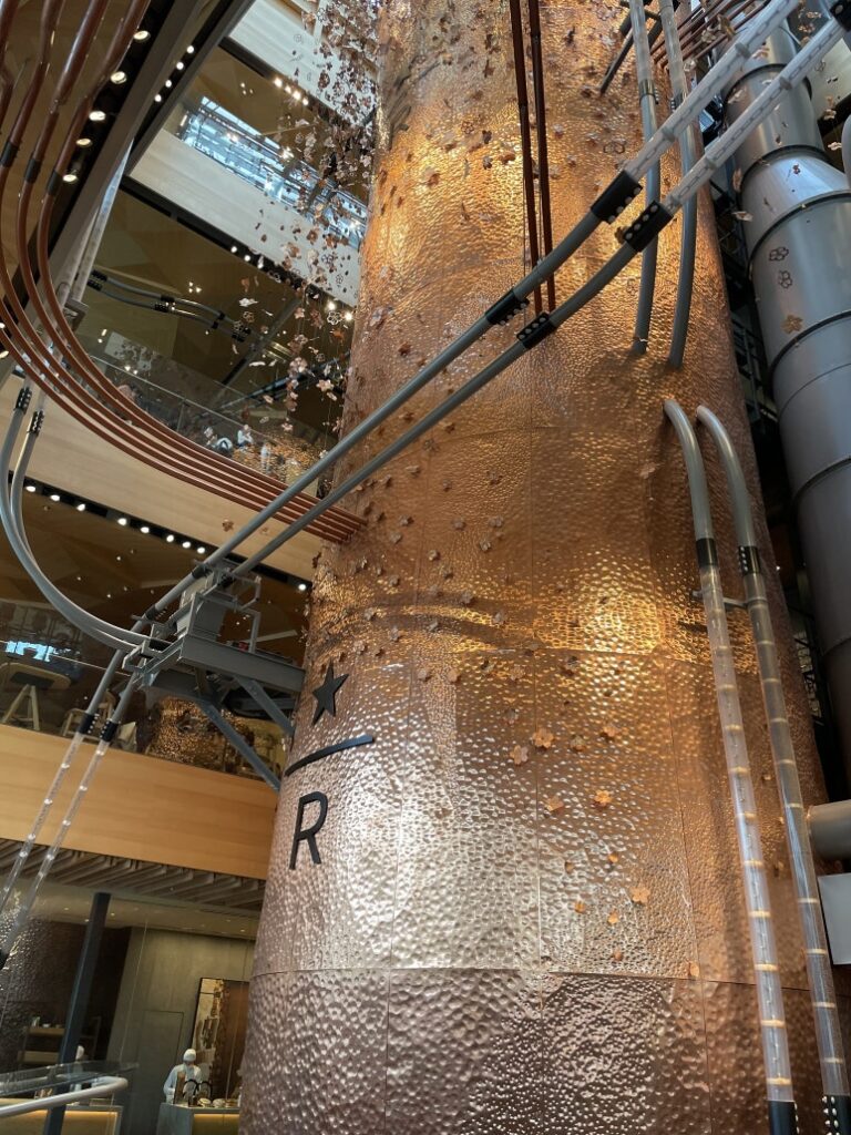 The iconic Copper Cask inside Roastery Tokyo