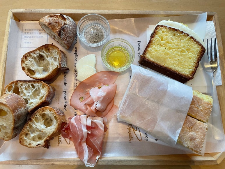 My customized bread made with selected ingredients