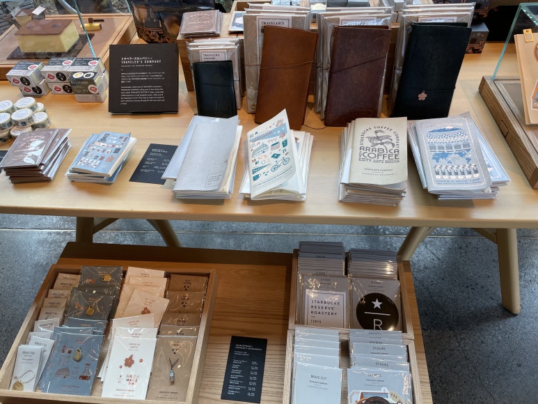 東京ロースタリーで販売される文房具