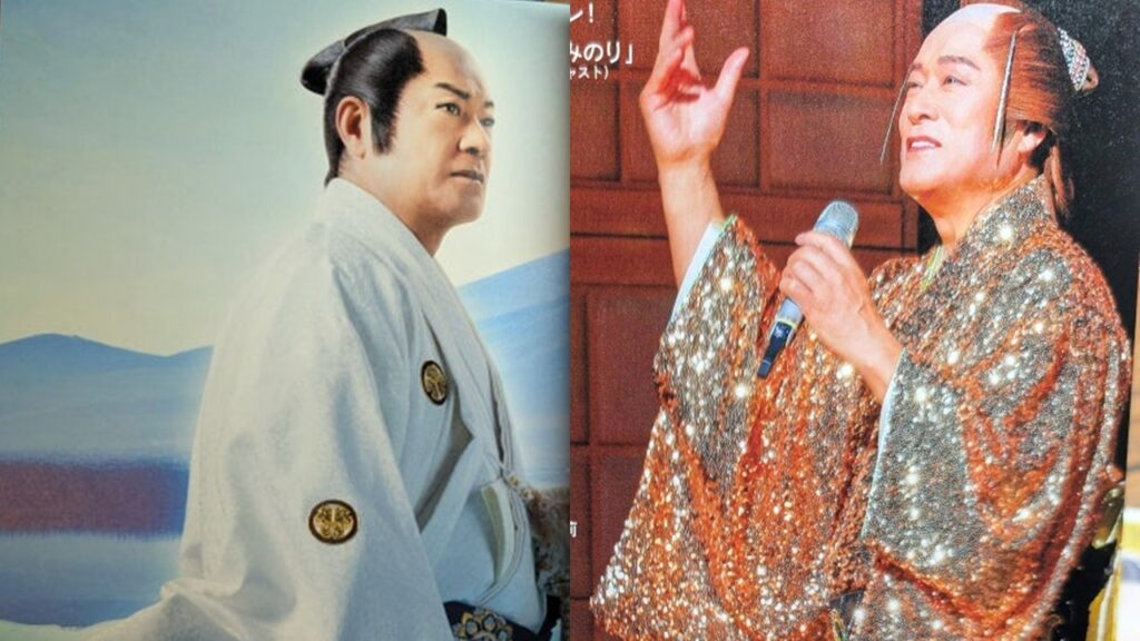 A photo showing Matsudaira Ken as both an actor and a singer