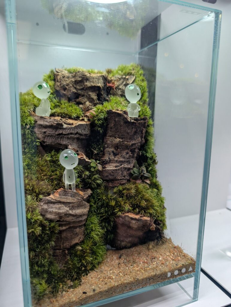 Kodama terrarium from Princess Mononoke