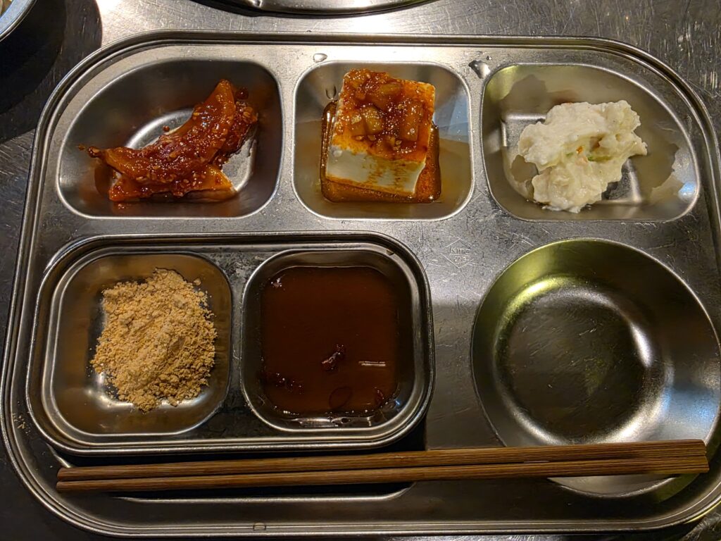 味付け豆腐 ポテトサラダ コプチャン用タレのセット