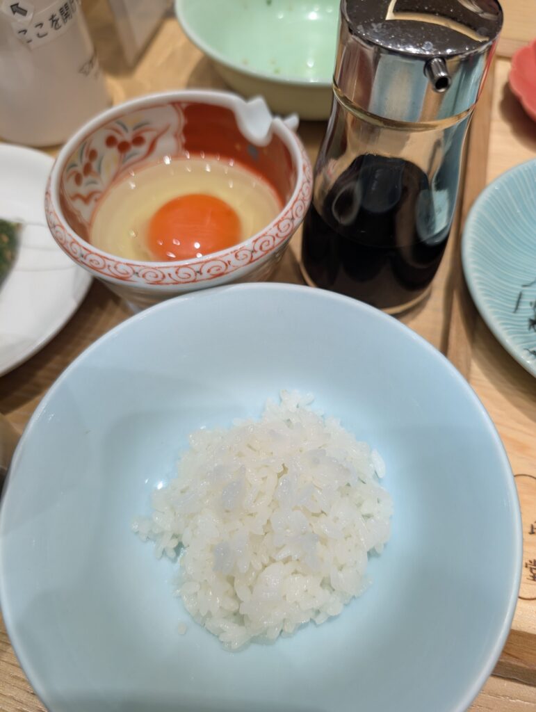 Tamago kake gohan mixed with raw egg and rice