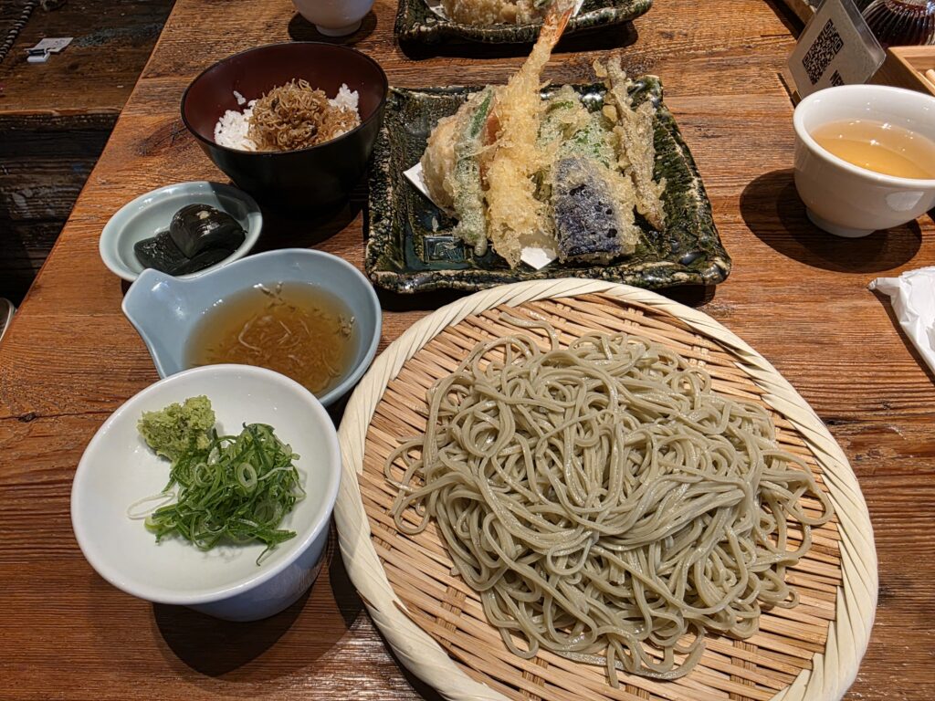 수타소바 슈하리 차가운 텐모리소바