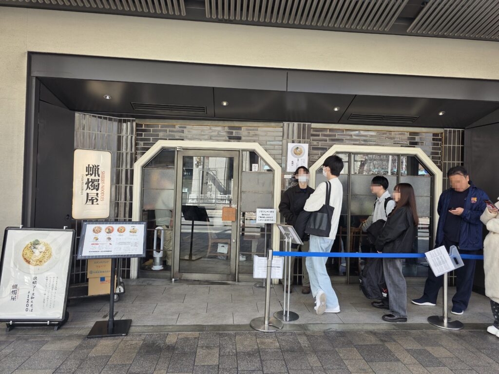 蝋燭屋 阪急梅田店の入口の様子